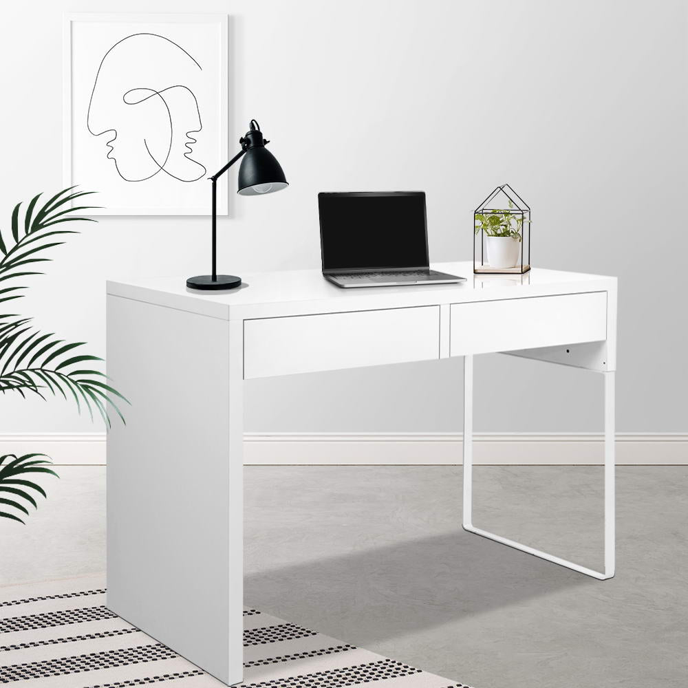 Artiss Computer Desk Drawer White