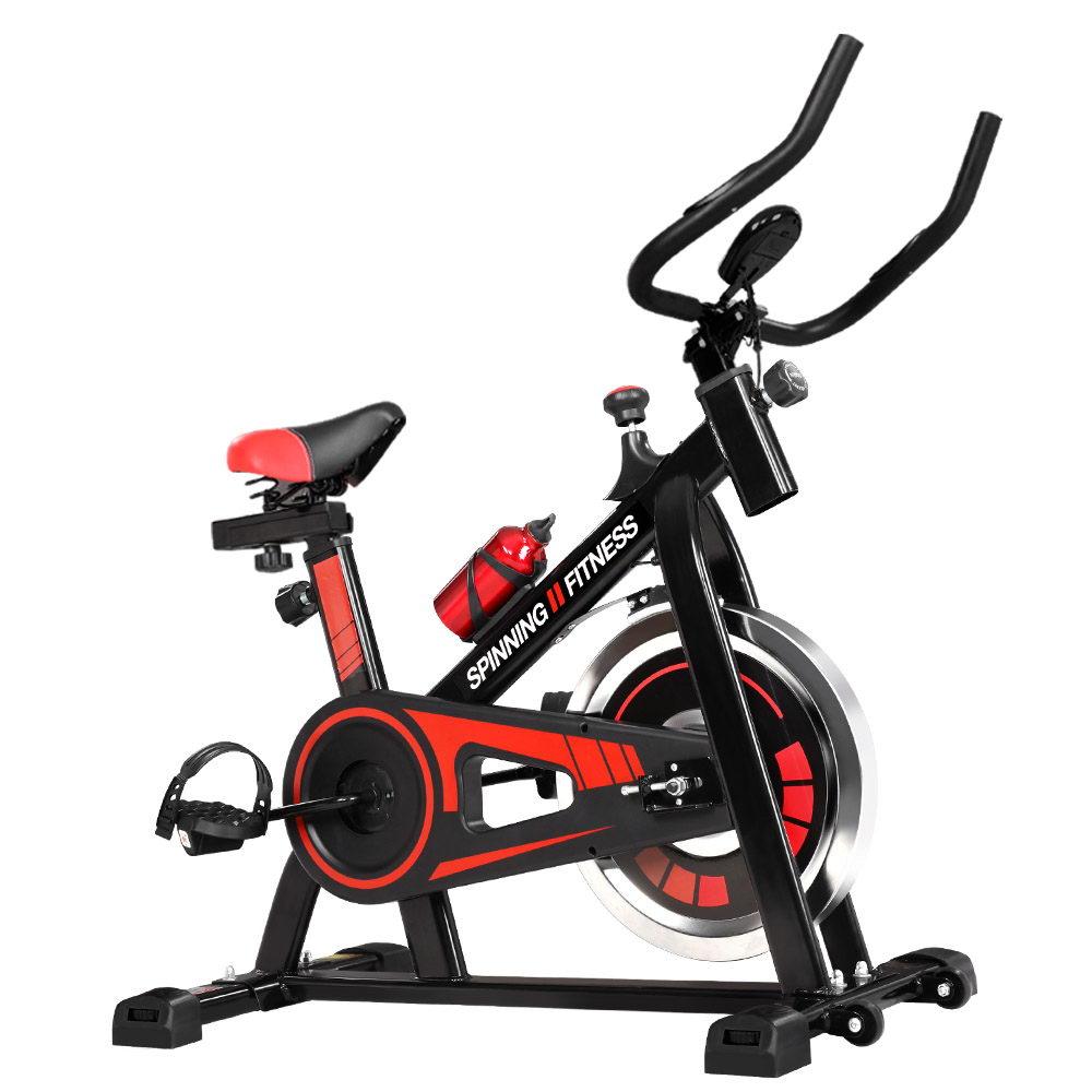 Everfit Spin Bike Exercise Bike Flywheel Cycling Home Gym Fitness 120kg