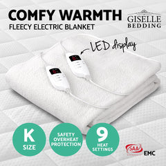 Giselle Electric Blanket Fleecy Underlay King