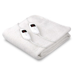 Giselle Bedding Queen Size Electric Blanket Fleece