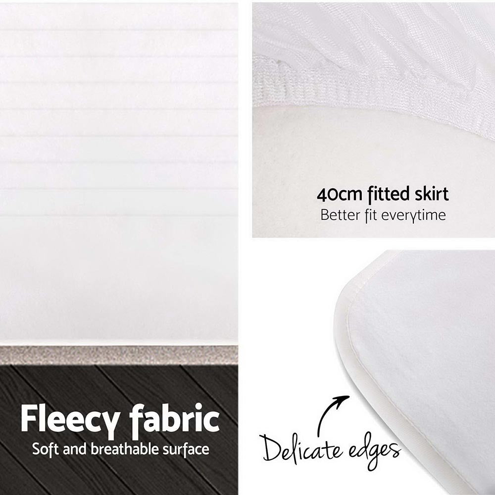 Giselle Bedding Queen Size Electric Blanket Fleece