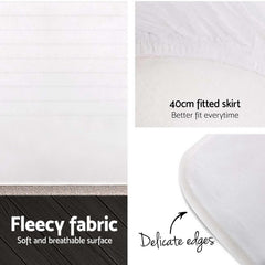 Giselle Bedding Queen Size Electric Blanket Fleece