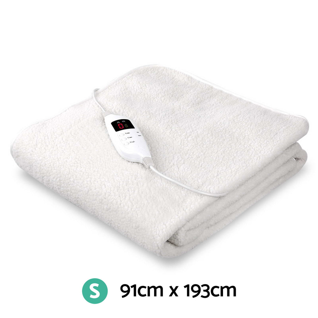 Giselle Bedding Single Size Electric Blanket Fleece