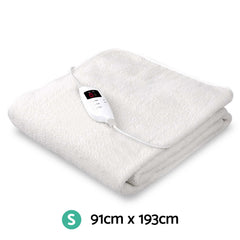 Giselle Bedding Single Size Electric Blanket Fleece