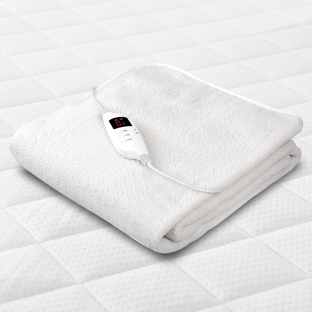 Giselle Bedding Single Size Electric Blanket Fleece