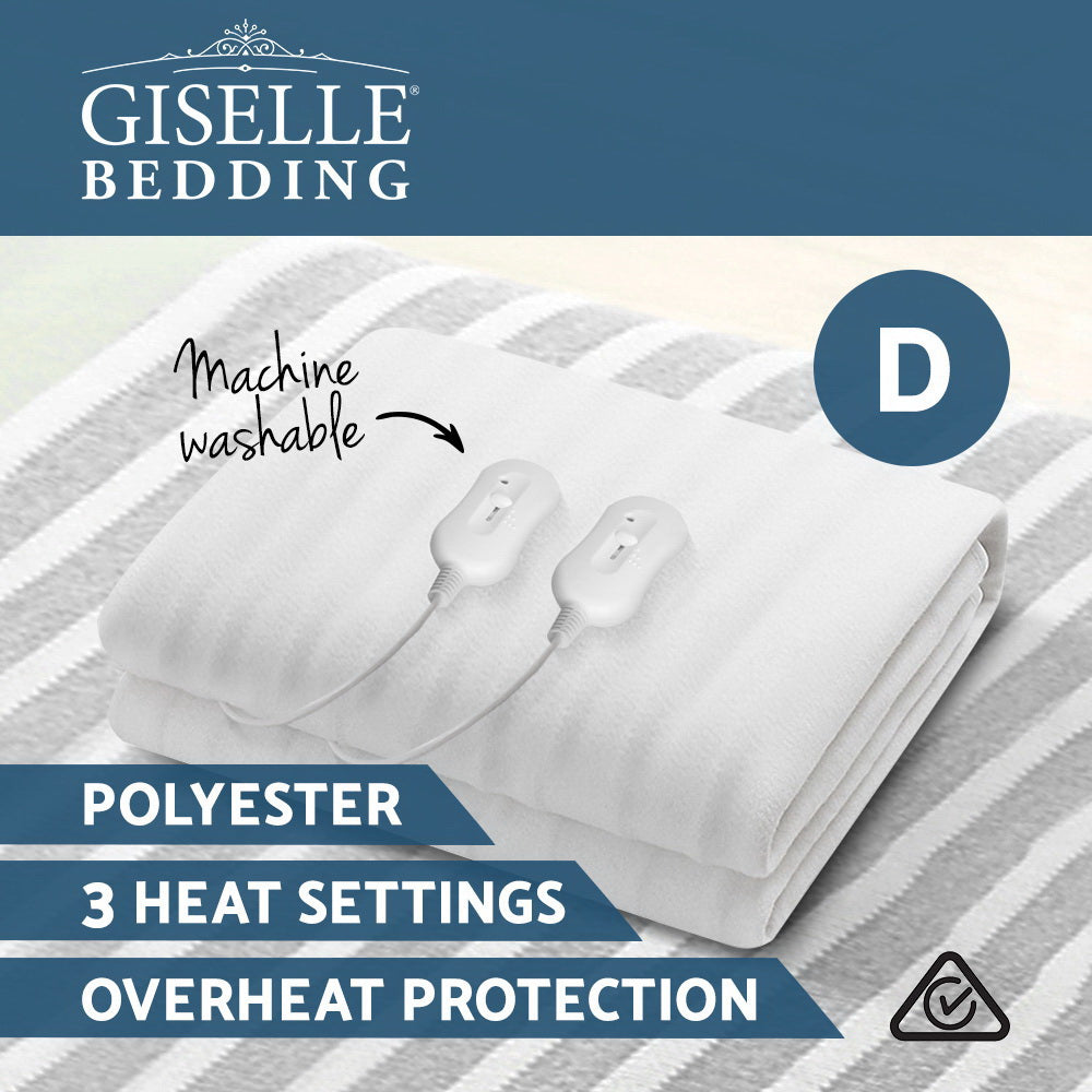 Giselle Bedding Double Size Electric Blanket Polyester
