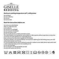 Giselle Bedding Double Size Electric Blanket Polyester