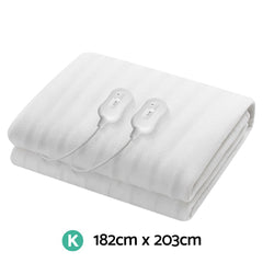 Giselle Bedding King Size Electric Blanket Polyester