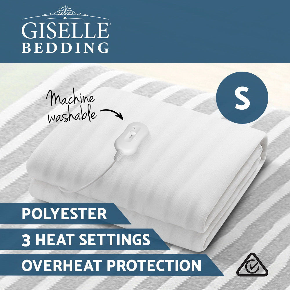 Giselle Bedding Single Size Electric Blanket Polyester
