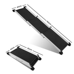 i.Pet Dog Ramp Pet Stairs Steps Car SUV Foldable Portable Ladder Adjustable