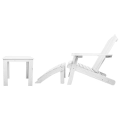 Gardeon Outdoor Sun Lounge Beach Chairs Table Setting Wooden Adirondack Patio Chair