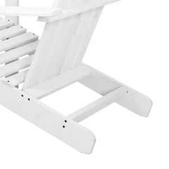 Gardeon Outdoor Sun Lounge Beach Chairs Table Setting Wooden Adirondack Patio Chair