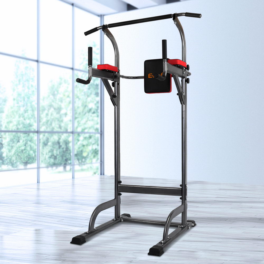 Everfit Weight Bench Chin Up Tower Bench Press Home Gym Wokout 200kg Capacity