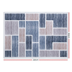 Artiss Rug 160x230cm Area Rug Large Carpet Soft Short Pile Modern Oblo