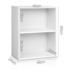 Artiss Bookshelf Set of 3 - VENA White