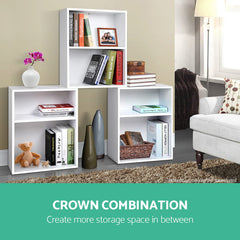 Artiss Bookshelf Set of 3 - VENA White