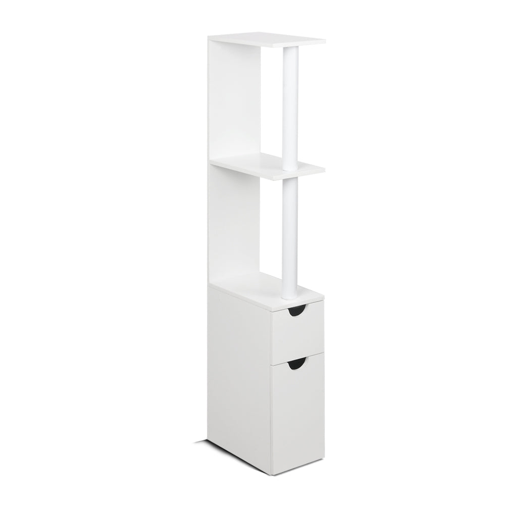 Artiss Bathroom Cabinet Storage 118cm Shelf White