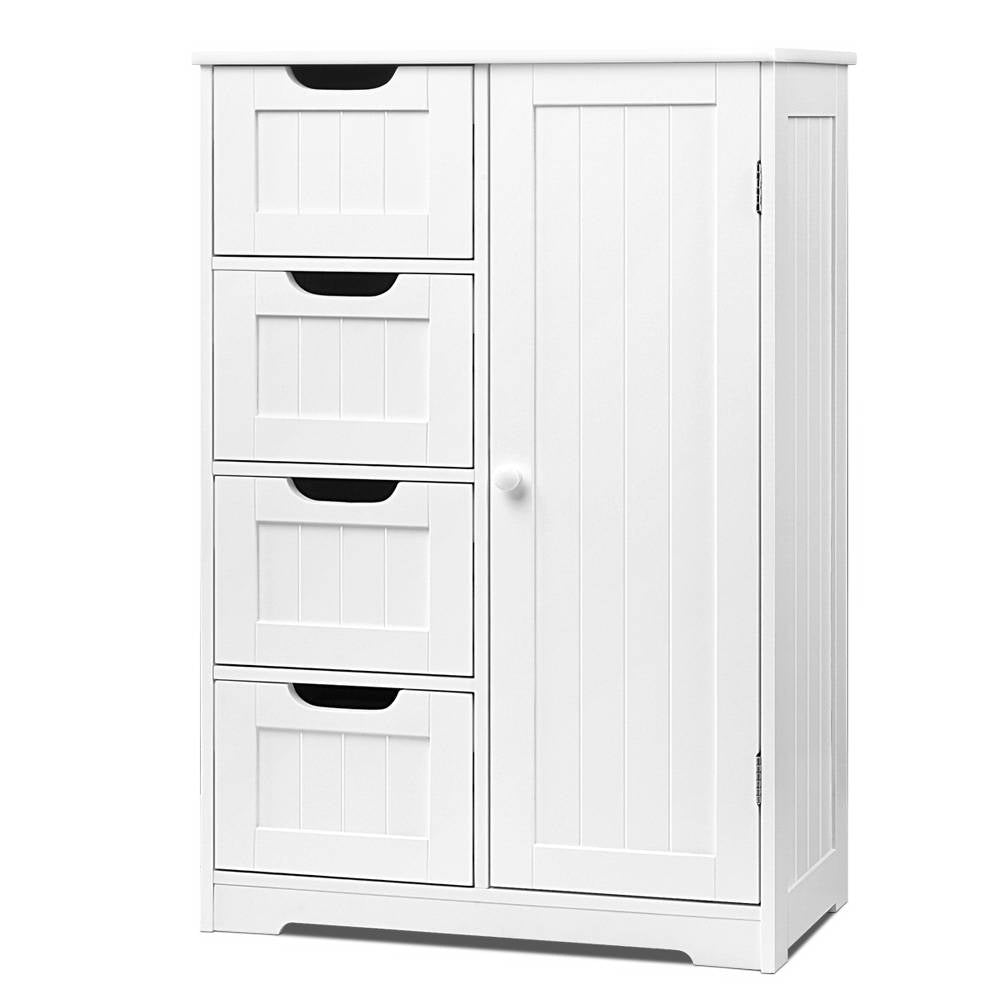 Artiss Bathroom Cabinet Storage Drawers White
