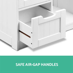 Artiss Bathroom Cabinet Storage Drawers White