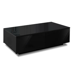 Artiss Coffee Table 4 Drawers Black Trevi