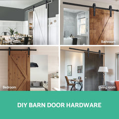 Cefito Sliding Barn Door Hardware Track Set 3.66m