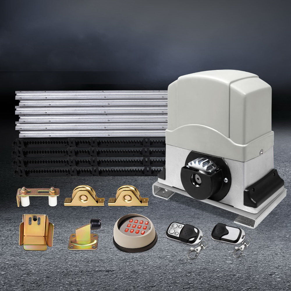 LockMaster Electric Sliding Gate Opener 1200KG Keypad 4M