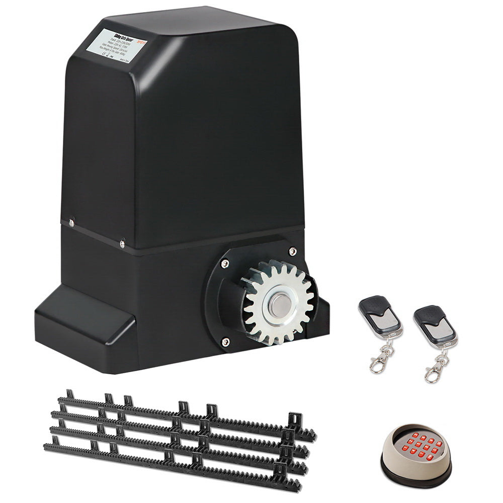 Lockmaster Automatic Sliding Gate Opener Kit Keypad 4M 1000KG