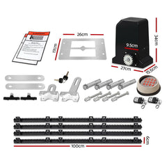 Lockmaster Automatic Sliding Gate Opener Kit Keypad 4M 1000KG