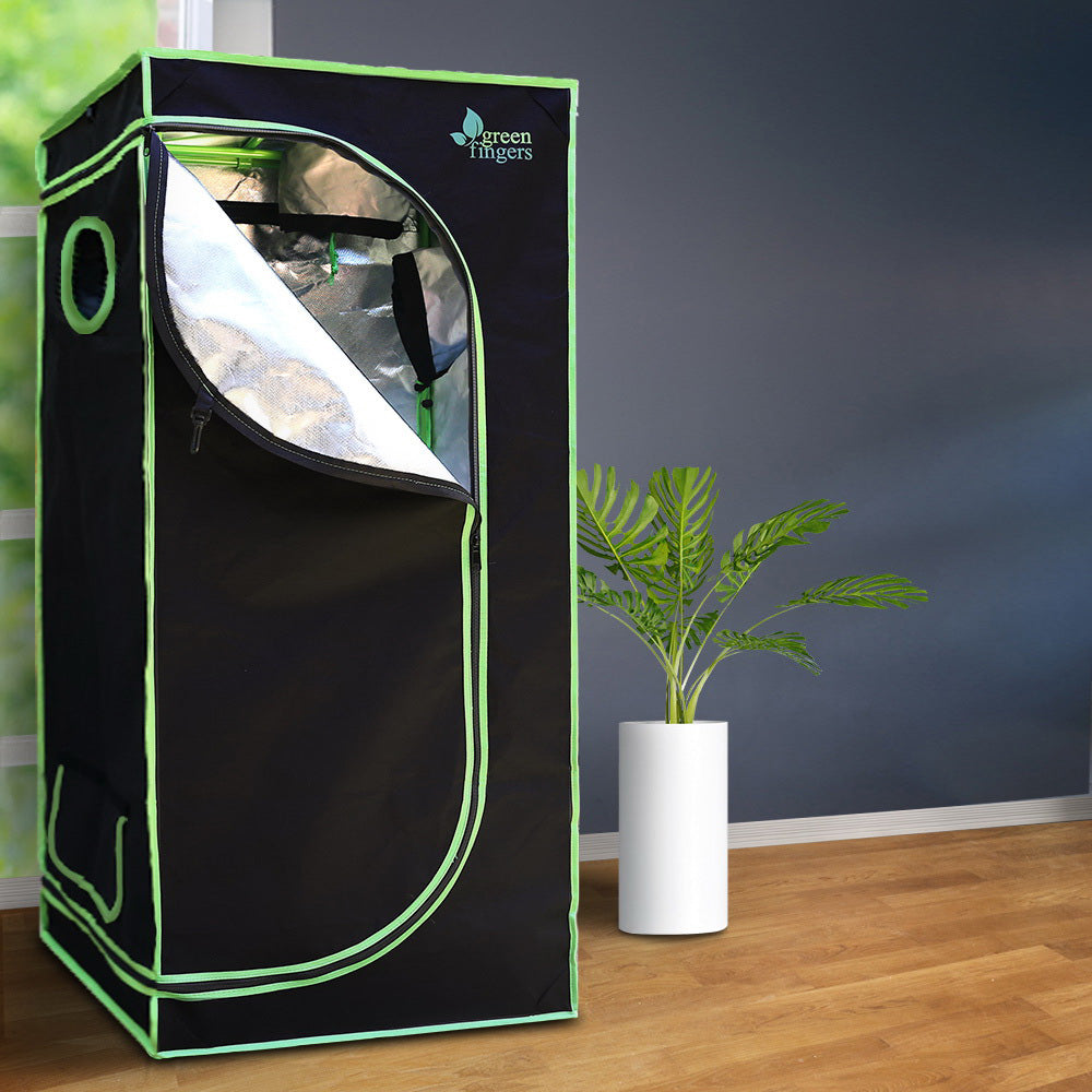 Green Fingers Grow Tent 80x80x160CM Hydroponics Kit Indoor Plant Room System