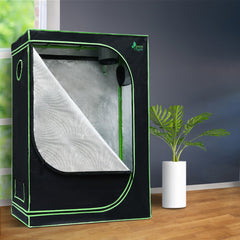 Green Fingers Grow Tent 90x50x160CM Hydroponics Kit Indoor Plant Room System