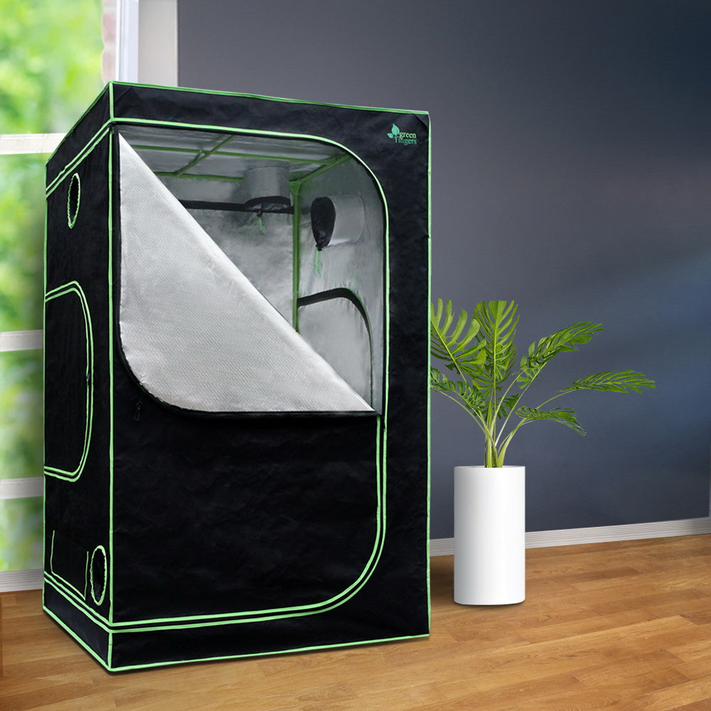 Green Fingers Grow Tent 90x90x180CM Hydroponics Kit Indoor Plant Room System