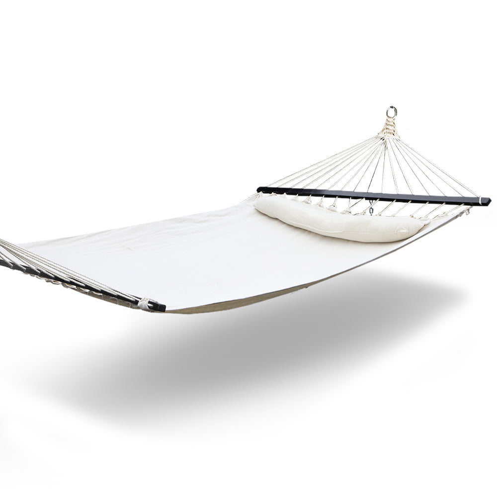 Gardeon Hammock Bed Outdoor Camping Portable Hanging Chair 2 Person Piillow