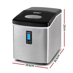 Devanti 15kg Ice Maker Machine Silver