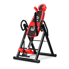 Everfit Inversion Table Gravity Exercise Inverter Back Stretcher Home Gym Red