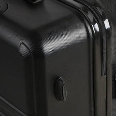 Wanderlite 2Set 20-28 Inch Luggage with TSA Lock Spinner Travel Suitcase Carry On Hard Shell Luggage Case Black