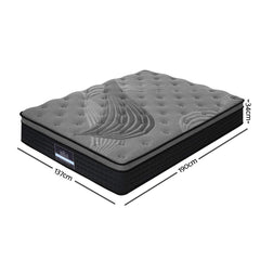Giselle Bedding 34cm Mattress Bamboo Cover Double