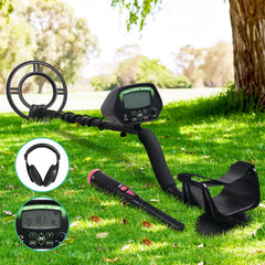 Metal Detector 220MM Deep Sensitive Waterproof Pinpointer Treasure Hunter