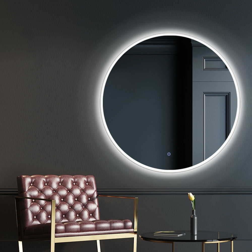 Embellir Wall Mirror 80cm with Led light Makeup Home Decor Bathroom Round Vanity