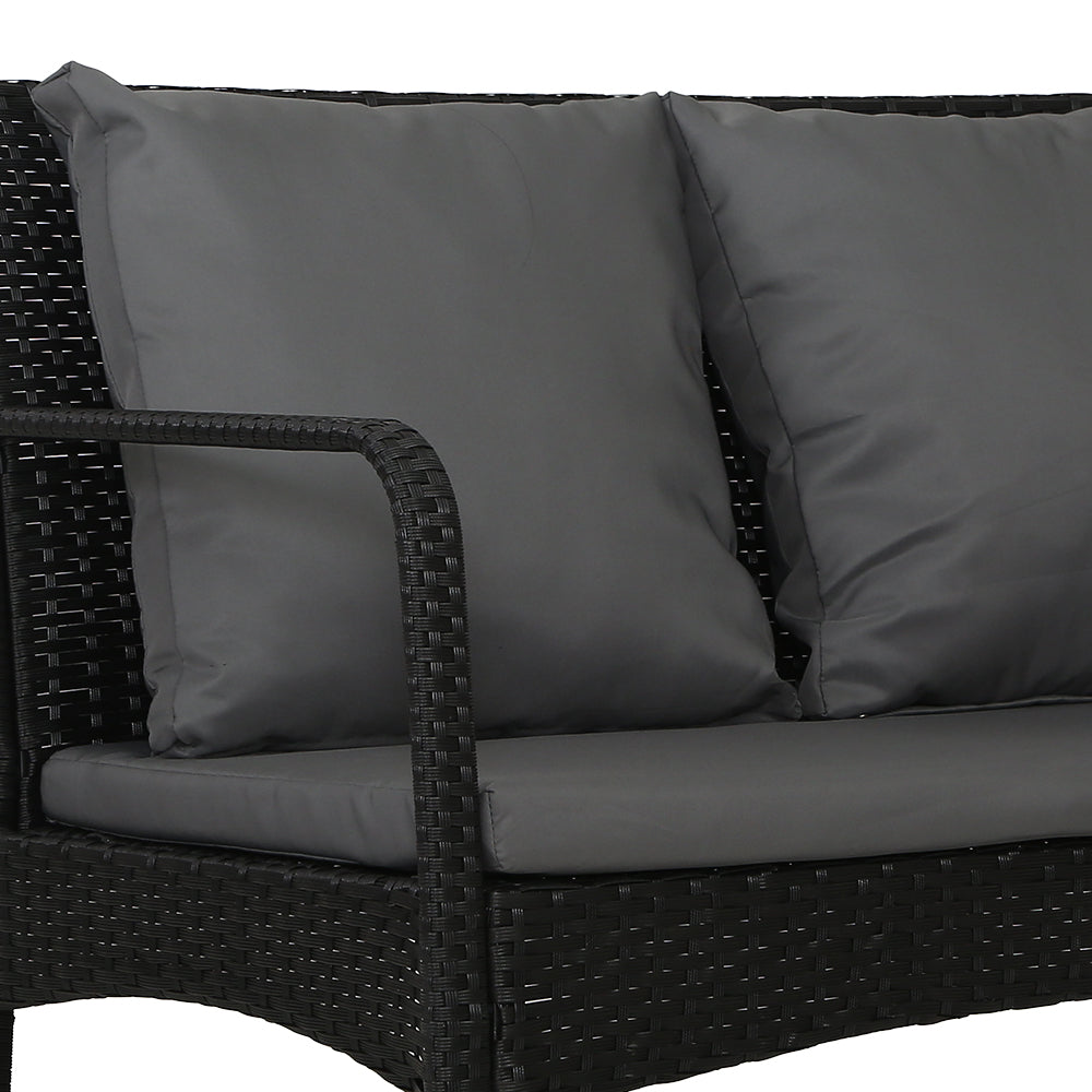 Gardeon Outdoor Furniture Lounge Table Chairs Garden Patio Wicker Sofa Set