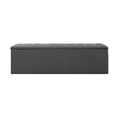 Artiss Storage Ottoman Blanket Box 140cm Linen Grey