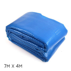 Aqua Buddy Pool Cover 600 Micron 7x4m Swimming Pool Solar Blanket Blue