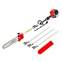 Giantz 62CC Pole Chainsaw 12in Chain Saw Petrol 4.3m Long Reach Red