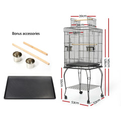i.Pet Bird Cage 145cm Large Aviary