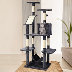 i.Pet Cat Tree 171cm Tower Scratching Post Scratcher Wooden Condo House Bed Toys