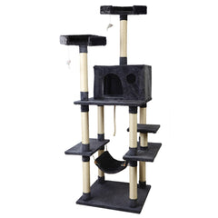 i.Pet Cat Tree 184cm Tower Scratching Post Scratcher Wood Trees Condo Bed House