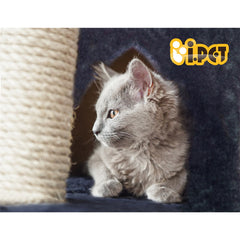i.Pet Cat Tree 244cm Tower Scratching Post Scratcher Trees Condo House Grey