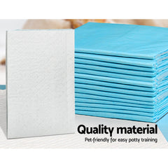i.Pet Pet Training Pads 200pcs 60x60cm Puppy Dog Toilet Pee Indoor Super Absorbent Blue
