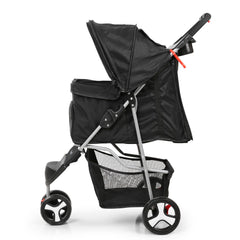 i.Pet Pet Stroller Dog Pram Cat Carrier Large Travel Pushchair Foldable 3 Wheels