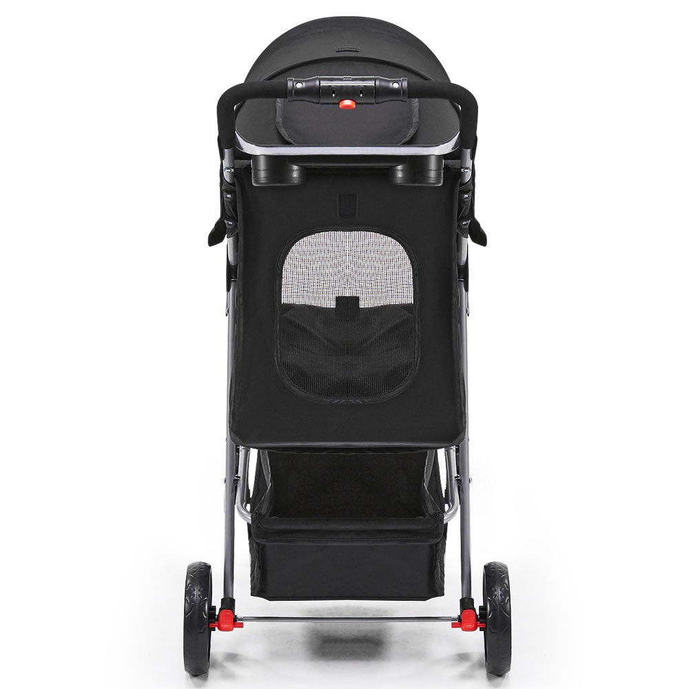 i.Pet Pet Stroller Dog Pram Cat Carrier Large Travel Pushchair Foldable 3 Wheels