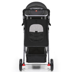 i.Pet Pet Stroller Dog Pram Cat Carrier Large Travel Pushchair Foldable 3 Wheels